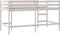 vidaXL - Kinderhoogslaper - met - ladder - 90x190 - cm - massief - grenenhout