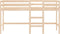 vidaXL - Kinderhoogslaper - met - ladder - 90x200 - cm - massief - grenenhout