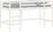 vidaXL - Kinderhoogslaper - met - ladder - 90x200 - cm - massief - grenenhout - wit