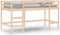 vidaXL - Kinderhoogslaper - met - ladder - 90x200 - cm - massief - grenenhout