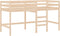 vidaXL - Kinderhoogslaper - met - ladder - 90x200 - cm - massief - grenenhout
