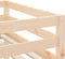 vidaXL - Kinderhoogslaper - met - ladder - 90x200 - cm - massief - grenenhout