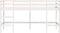 vidaXL - Kinderhoogslaper - met - ladder - 90x200 - cm - massief - grenenhout - wit
