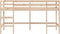 vidaXL - Kinderhoogslaper - met - ladder - 90x200 - cm - massief - grenenhout