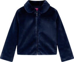 vidaXL-Kinderjas-104-kunstvacht-marineblauw