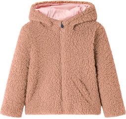 vidaXL-Kinderjas-met-capuchon-128-teddy-kunstvacht-lichtcognackleurig