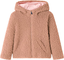 vidaXL-Kinderjas-met-capuchon-92-Teddy-kunstvacht-lichtcognackleurig