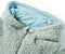 vidaXL-Kinderjas-met-capuchon-teddy-116-kunstvacht-mintkleurig