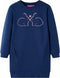 vidaXL-Kinderjurk-140-marineblauw