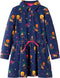 vidaXL-Kinderjurk-lange-mouwen-en-trekkoord-dierenprint-104-marineblauw
