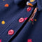 vidaXL-Kinderjurk-lange-mouwen-en-trekkoord-dierenprint-92-marineblauw