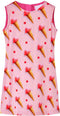 vidaXL-Kinderjurk-met-ijsjesprint-128-felroze