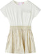 vidaXL-Kinderjurk-met-korte-mouwen-128-ecru