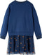 vidaXL-Kinderjurk-met-lange-mouwen-104-marineblauw