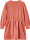 vidaXL-Kinderjurk-met-lange-mouwen-104-middelroze