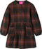 vidaXL-Kinderjurk-met-lange-mouwen-116-cognackleurig