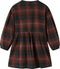 vidaXL-Kinderjurk-met-lange-mouwen-116-cognackleurig