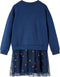 vidaXL-Kinderjurk-met-lange-mouwen-116-marineblauw
