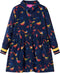vidaXL-Kinderjurk-met-lange-mouwen-128-marineblauw