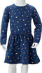 vidaXL-Kinderjurk-met-lange-mouwen-128-marineblauw
