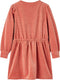 vidaXL-Kinderjurk-met-lange-mouwen-128-middelroze