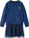 vidaXL-Kinderjurk-met-lange-mouwen-92-marineblauw