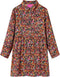 vidaXL-Kinderjurk-met-lange-mouwen-bloemenprint-128-meerkleurig