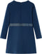 vidaXL-Kinderjurk-met-lange-mouwen-hertenprint-116-marineblauw