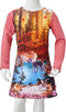 vidaXL-Kinderjurk-met-lange-mouwen-hertenprint-128-oudroze