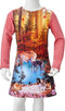 vidaXL-Kinderjurk-met-lange-mouwen-hertenprint-92-oudroze