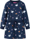 vidaXL-Kinderjurk-met-lange-mouwen-zwanenprint-104-marineblauw