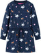 vidaXL-Kinderjurk-met-lange-mouwen-zwanenprint-128-marineblauw
