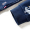 vidaXL-Kinderjurk-met-lange-mouwen-zwanenprint-128-marineblauw