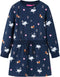 vidaXL-Kinderjurk-met-lange-mouwen-zwanenprint-140-marineblauw