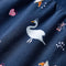 vidaXL-Kinderjurk-met-lange-mouwen-zwanenprint-92-marineblauw