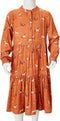 vidaXL-Kinderjurk-met-paardenprint-104-cognackleurig