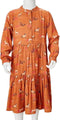 vidaXL-Kinderjurk-met-paardenprint-140-cognackleurig