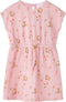 vidaXL-Kinderjurk-met-trekkoord-puppy's-en-fruitprint-104-lichtoranje