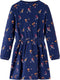 vidaXL-Kinderjurkje-met-paddenstoelenprint-92-marineblauw