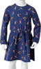 vidaXL-Kinderjurkje-met-paddenstoelenprint-92-marineblauw