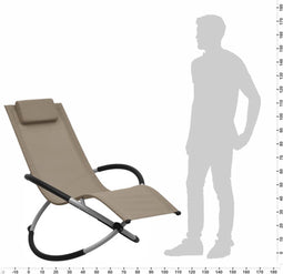 vidaXL - Kinderligbed - staal - taupe