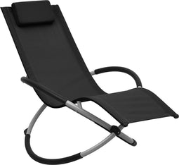 vidaXL - Kinderligbed - staal - zwart