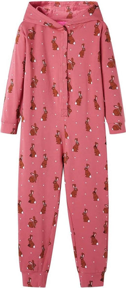 vidaXL-Kinderonesie-met-capuchon-116-oudroze
