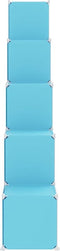 vidaXL - Kinderopbergmeubel - met - 15 - vakken - polypropeen - blauw
