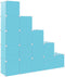 vidaXL - Kinderopbergmeubel - met - 15 - vakken - polypropeen - blauw