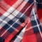 vidaXL-Kinderoverhemd-geruit-116-rood-en-marineblauw