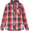 vidaXL-Kinderoverhemd-geruit-128-rood-en-marineblauw
