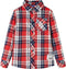 vidaXL-Kinderoverhemd-geruit-92-rood-en-marineblauw
