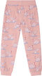 vidaXL - Kinderpyjama - met - lange - mouwen - 104 - lichtroze