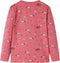 vidaXL - Kinderpyjama - met - lange - mouwen - 104 - oudroze
